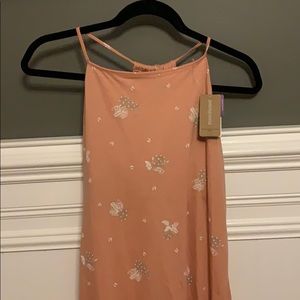 Peach summer dress